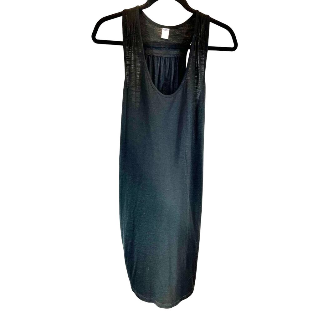 Old Navy Black Racerback Midi Dress - Size Medium